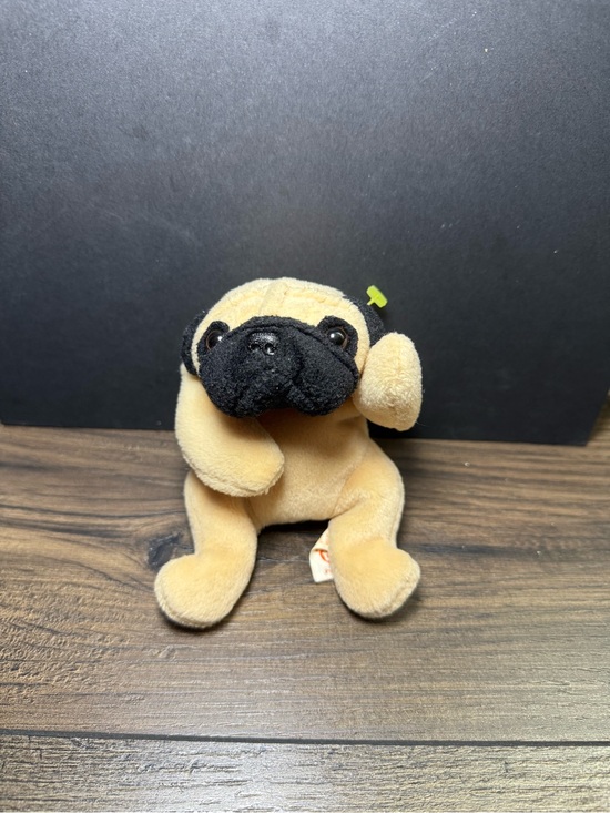 Ty Other - The Beanie Babies Collection 1996 Retired
Pugsly the Pug Vintage Kids Plush